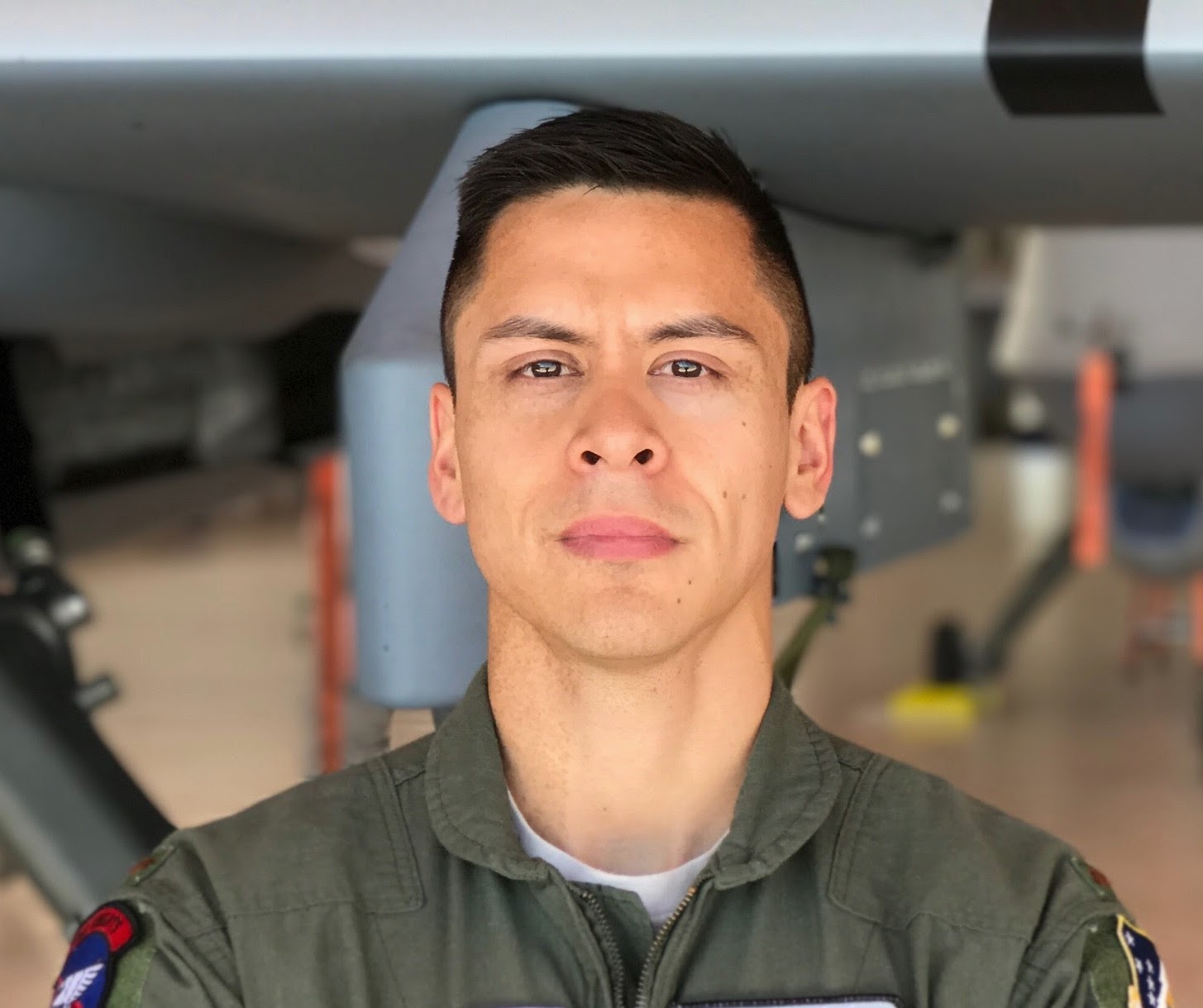 Anthony Manalo in flight suit